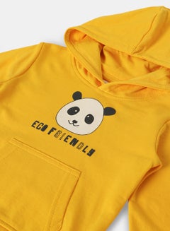 Zarafa Baby Boys Hoodie Butter Yellow  - Image 4