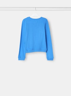 NEON Casual Round Neck Pullover Blue  - Image 2