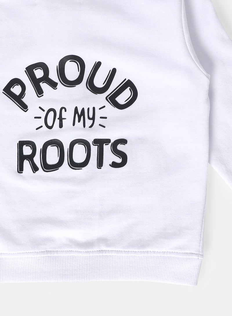 Zarafa Baby Girls Hoodie White  - Image 3