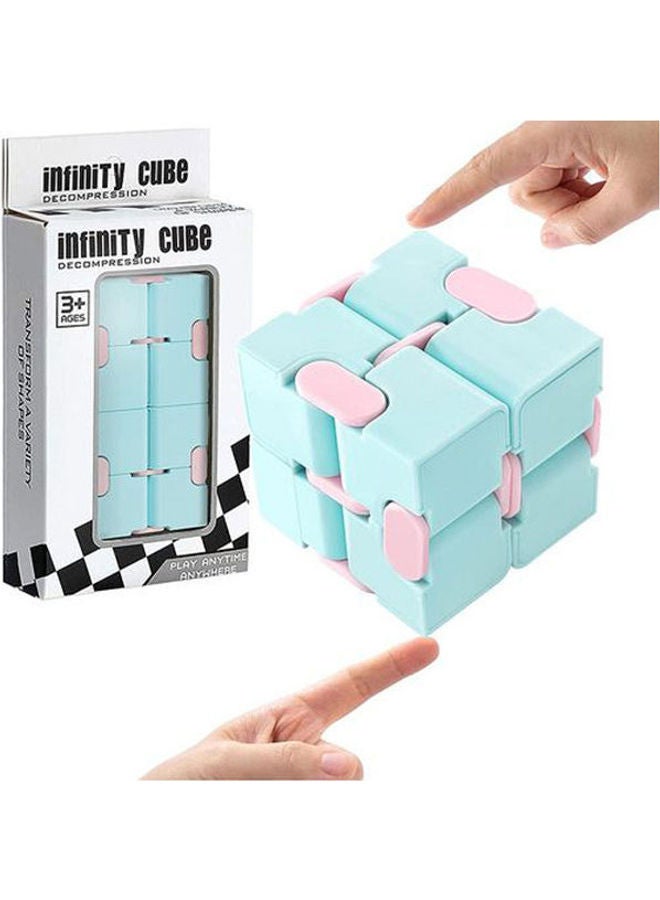 Cube - Fidget Toy Stress And Anxiety Relief Finger  Blue 90ginch - Image 1