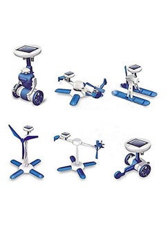 6 In 1 Educational Solar Robot Build Up Plane Helicopter Boat Car Windmill
