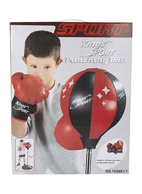 Punching Ball With Boxing Gloves