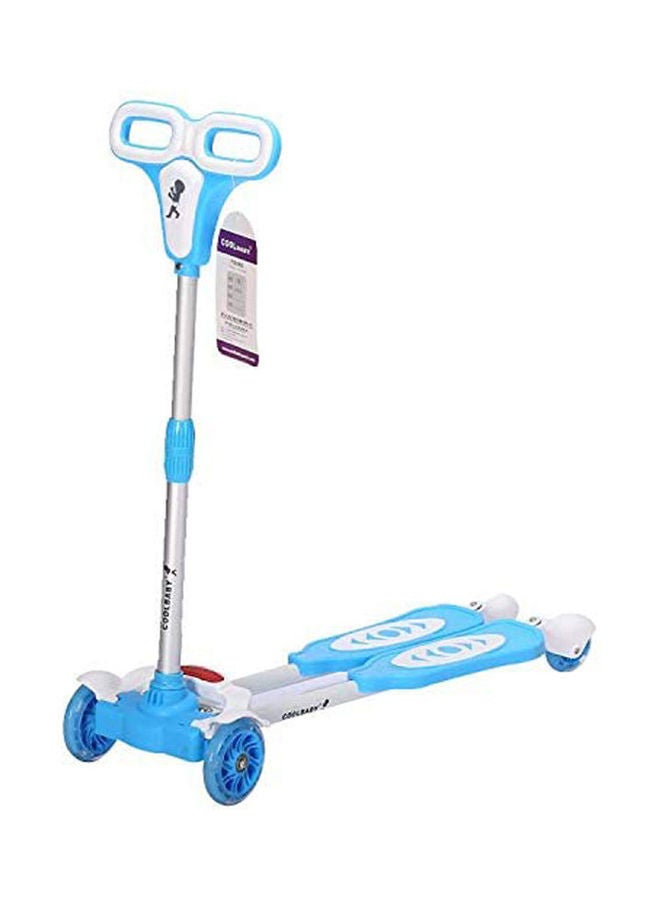 Cool Baby Cool Baby Frog Slide Twist Scooter Car For Children With Music Blue 