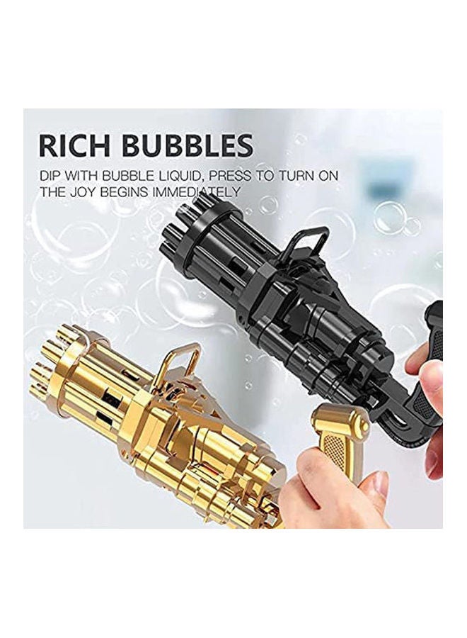 Electrical Mini Gatling Bubble Gun For Colorful Bubbles  - Image 2