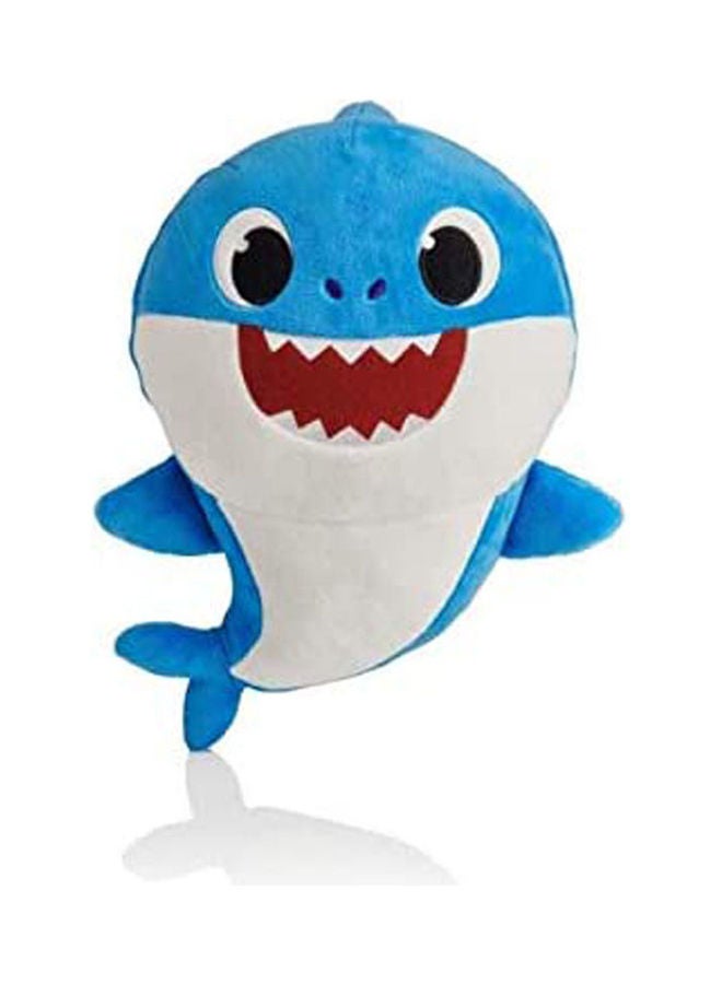 Soft Dolls Baby Cartoon Shark Toys With Music Cute Animal Plush Baby Toy Shark Dolls Singing English Song For Gift Children Girl