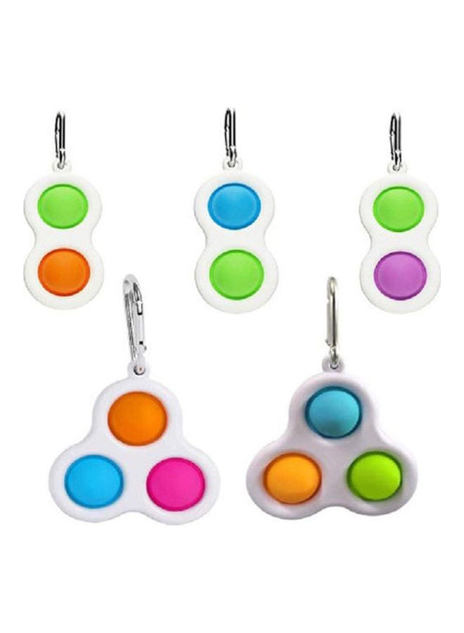 5 Pack Fidget Toys, Simple Dimple Sensory Fidget Toy Stress Toys 62ginch 