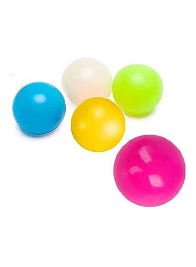 (5 Pcs) Kids Toys Stick Wall Ball Stress Relief Toys Sticky Squash Ball Globbles Decompression 
