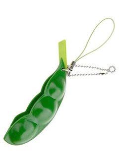 Generic Fidget Bean Toys Soybean Finger Puzzles Squeeze Bean Keychain 