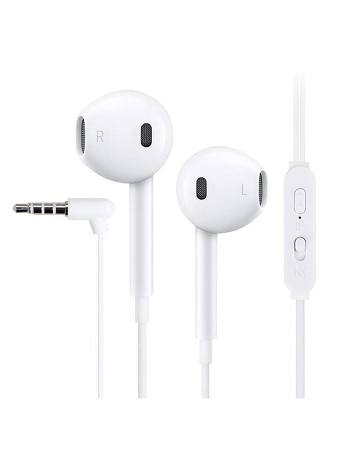 Iconz Bazix In-Ear Ergonomic Headset White  - Image 1