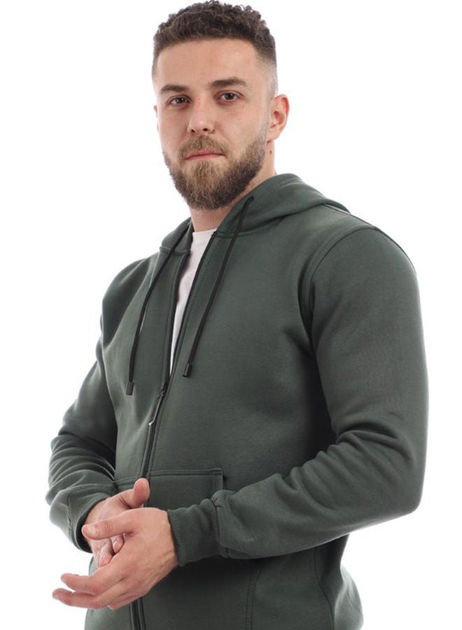 سيزار طقم هودي أساسي سادة بغطاء للرأس مكون من قطعتين - Image 3