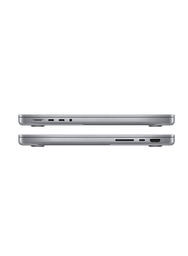 Apple - MacBook Pro MKGP3 14-Inch Liquid Retina XDR Display Apple M1 Pro Chip With 8-Core CPU And 14-Core GPU/16GB RAM/512GB SSD/English And Arabic Keyboard Space Grey - Image 1