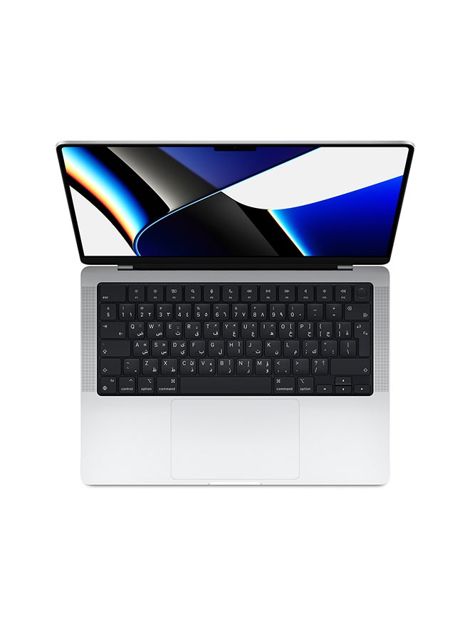 Apple - MacBook Pro MKGT3 14-Inch Liquid Retina XDR Display Apple M1 Pro Chip With 10-Core CPU And 16-Core GPU/16GB RAM/1TB SSD/English And Arabic Keyboard Silver - Image 1