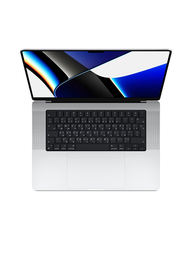 Apple MacBook Pro MK1F3 16-Inch Liquid Retina XDR Display Apple M1 Pro Chip With 10-Core CPU And 16-Core GPU/16GB RAM/1TB SSD/English And Arabic Keyboard Silver  - Image 3