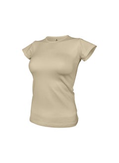 Modest Plain Basic Short Sleeve Undershirts Off White