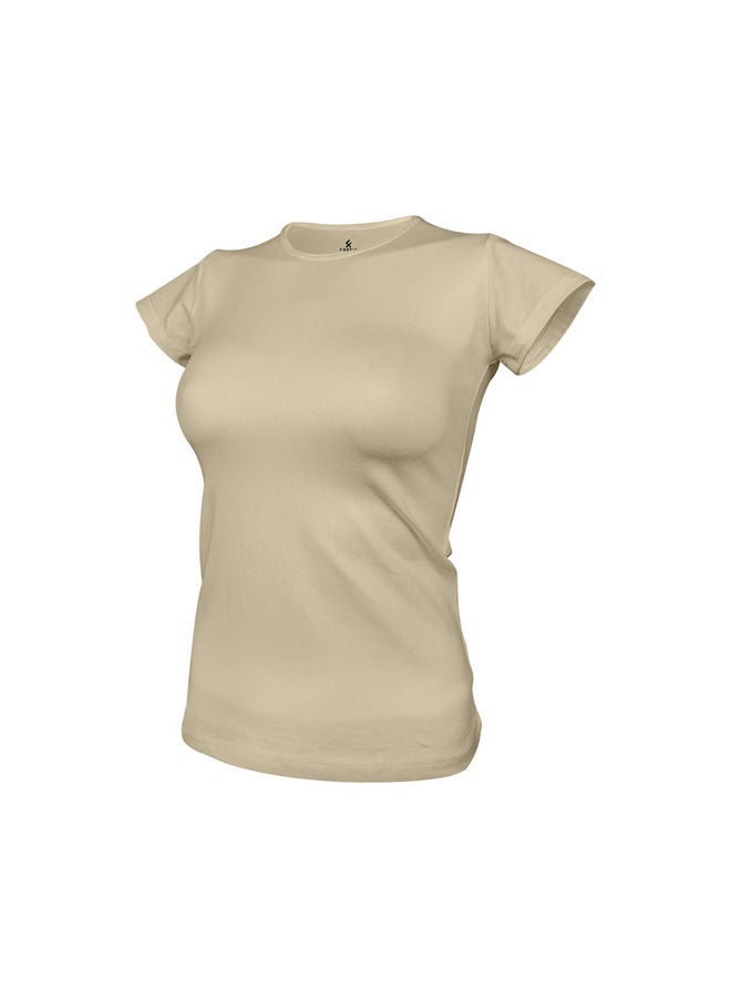 FORFIT - Modest Plain Basic Short Sleeve Undershirts Off White - Image 1