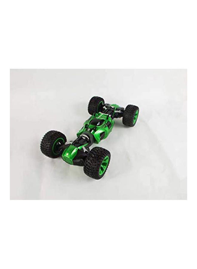 4Wd Rock Crawler Off Road Stunt Racing Cars Double Sided Toy Green - Image 1