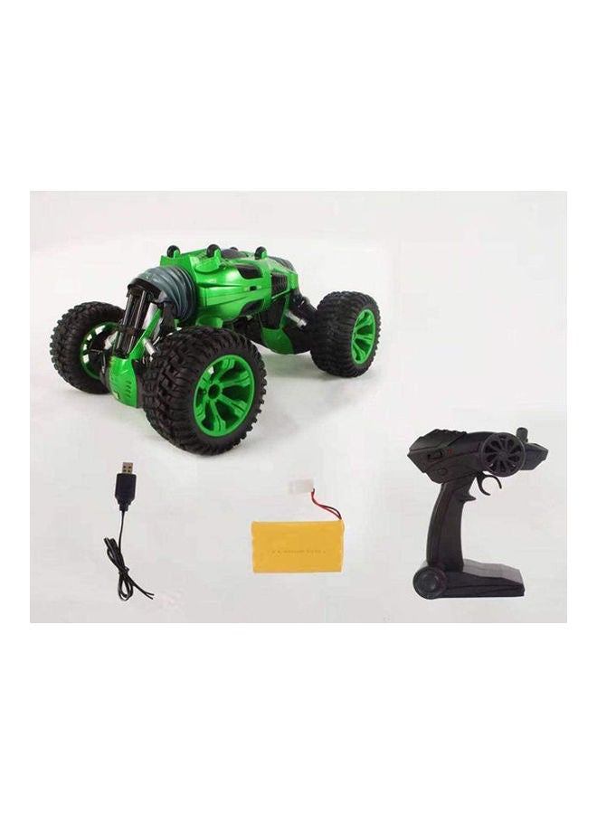 4Wd Rock Crawler Off Road Stunt Racing Cars Double Sided Toy Green - Image 2