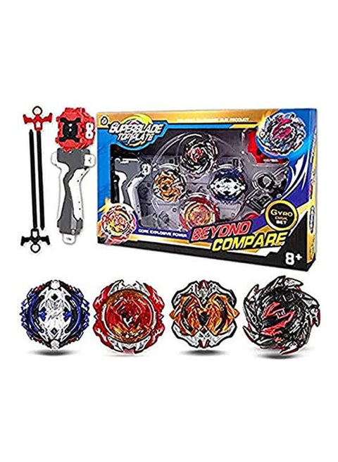 4-Piece Bey Battle Gyro Burst Beyblade Evolution Attack Set For Battling Top