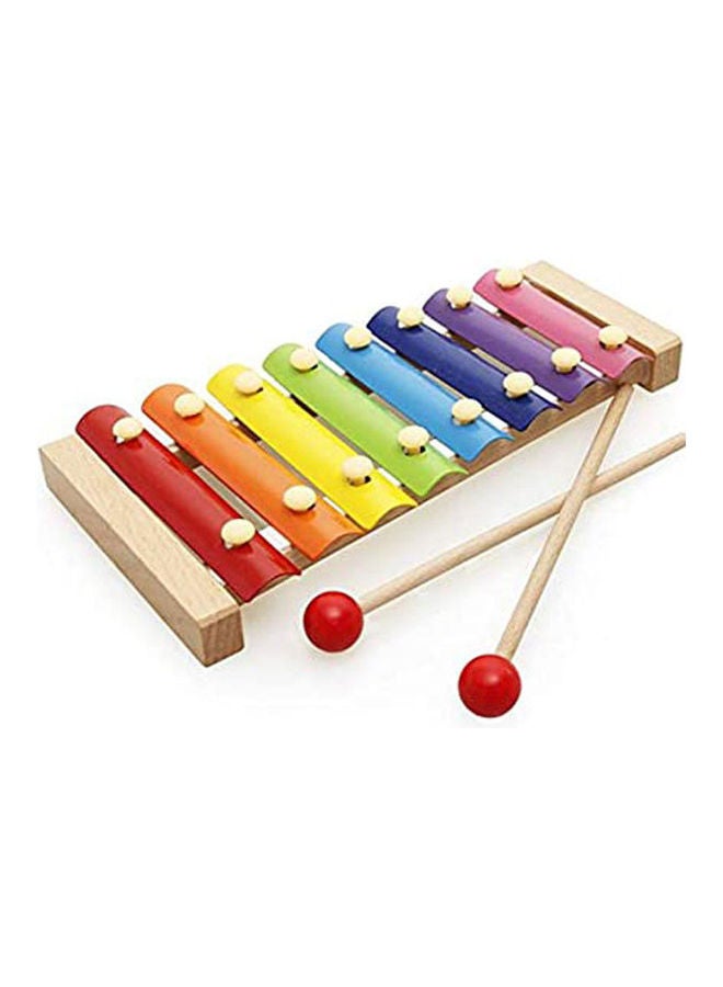 Wooden Kids Educational Toy Octave Knock On The Piano Beat Xylophone 