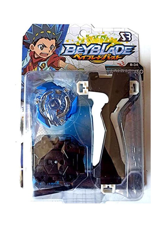 BeyBlade Burst B 34 With Launcher And Arena Metal Fight Battle 