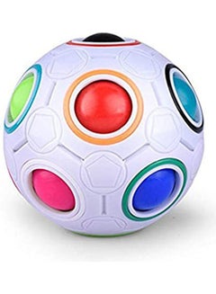 Unisex Spherical Magic Speed Cube Rainbow Ball Puzzle Brain Teasers Educational Toy
