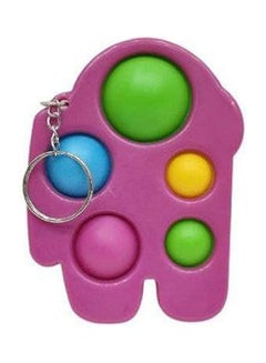 Generic Fidget Toys Simple Dimple Amongus 5 Bubble Keychain Bmulticolour 