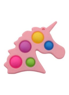 Generic Pop Fidget Toy Bubble Key Chain Sensory Toy Stress Relief Pink 