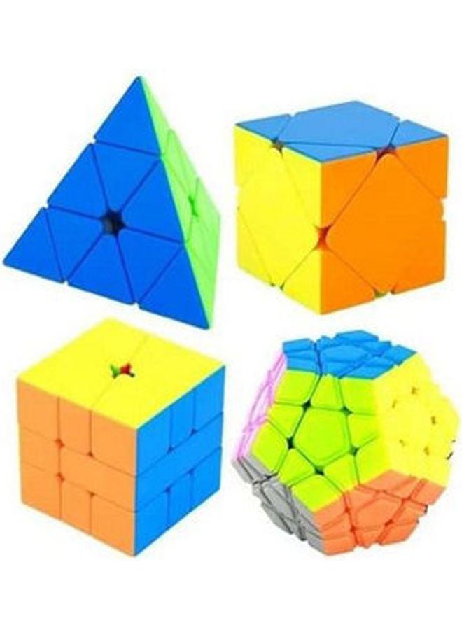 مو يو لعبة مكعبات السرعة السحرية بأشكال مختلفة مكونة من 4 قطع - Image 2