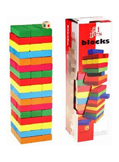 مجموعة مكعبات كولو بحجم كبير مكونة من 54 قطعة من جينجا ‎29.5 x 8.7 x 8.6سم