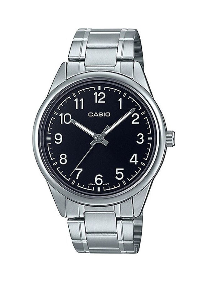 CASIO Men's Stainless Steel Analog Wrist Watch MTP-V005D-1B4UDF - 47 mm - Silver 