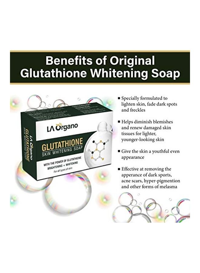 LA Organo Glutathione Skin Whitening Soap 100grams - Image 2