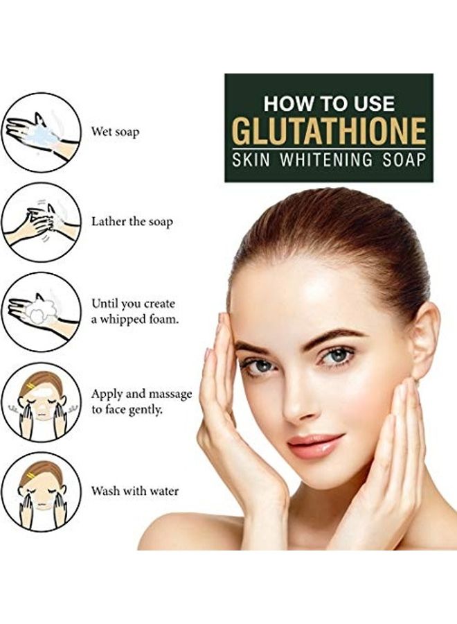 LA Organo Glutathione Skin Whitening Soap 100grams - Image 4
