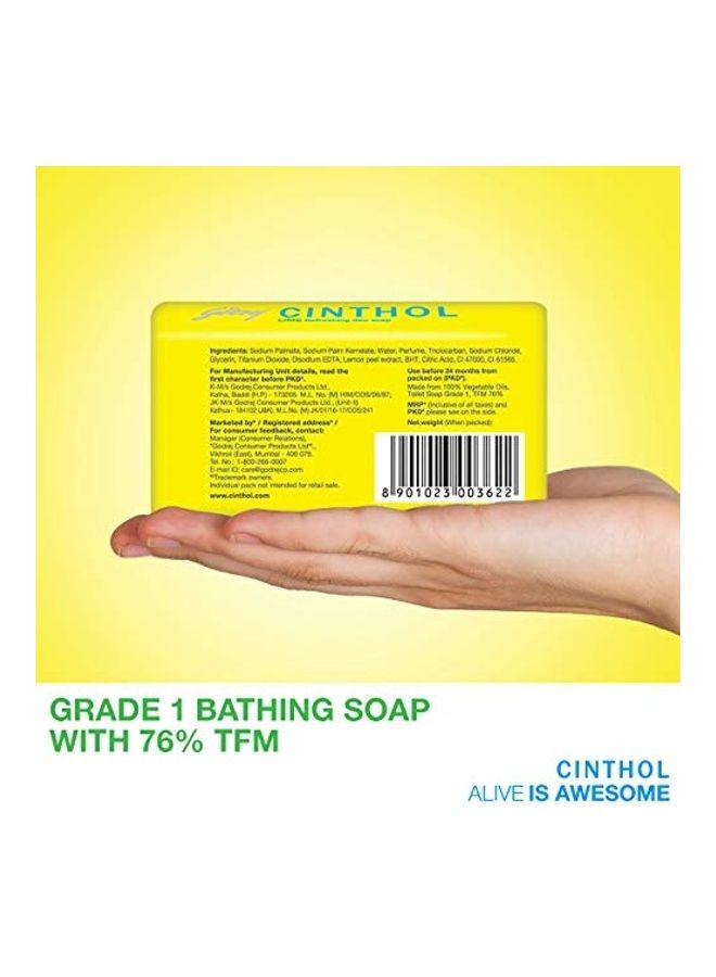 Cinthol Pack Of 6 Lime Bath Soap 600grams - Image 5