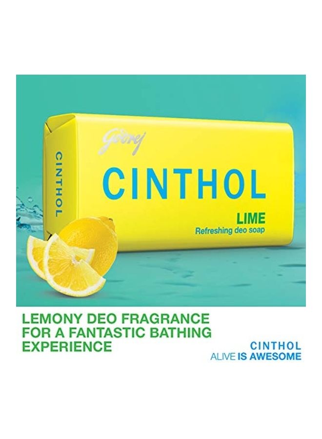 Cinthol Pack Of 6 Lime Bath Soap 600grams - Image 3