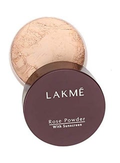 LAKME Rose Face Powder With Sunscreen Soft Pink  - Image 1