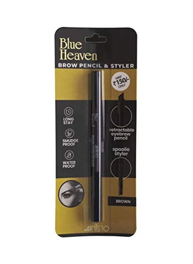 Blue Heaven Brow Pencil and Styler Brown - Image 1