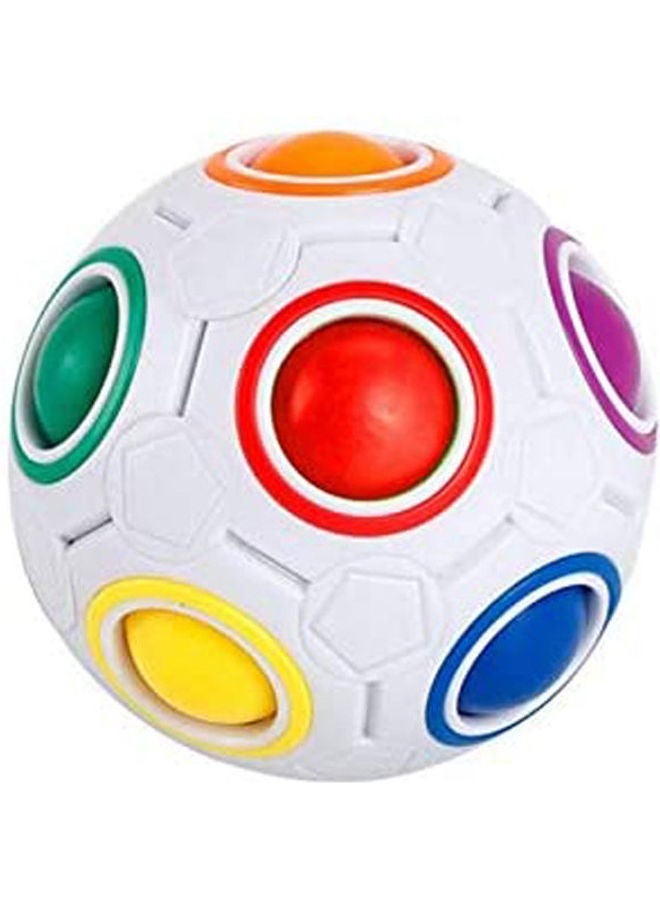 Creative Spherical Magic Speed Cube Rainbow Puzzles Ball Football Toys for Children