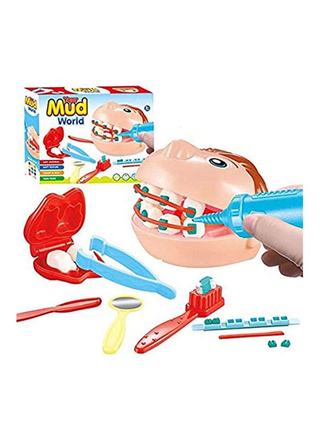 Generic Dentist Set Manual Braces Mold Plasticine Color Mud Children Play House Puzzle 