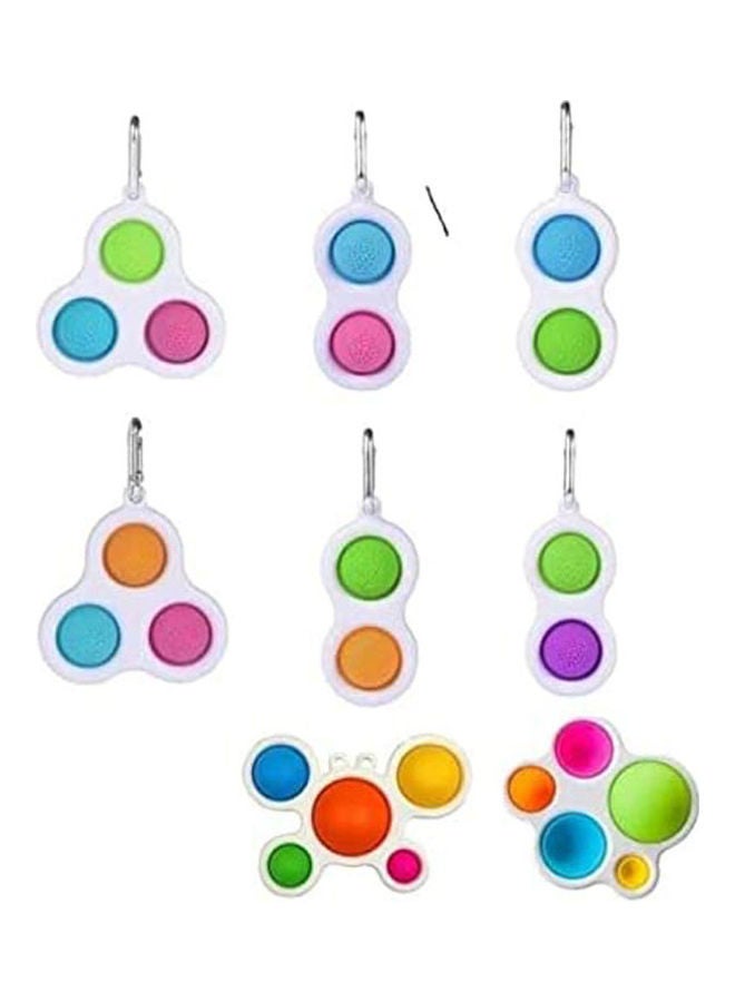 8 Pack Fidget Toys, Simple Dimple Sensory Fidget Toy Stress Toys 