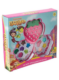 Sdrla 4 Layer Strawberry Shaped Kids Play Sets Children Makeup Set Kids Tool Set  - Image 1