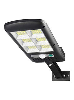Solar Induction Street Lamp With Motion Sensor- Two Lighting Levels- Three Operating Modes Black