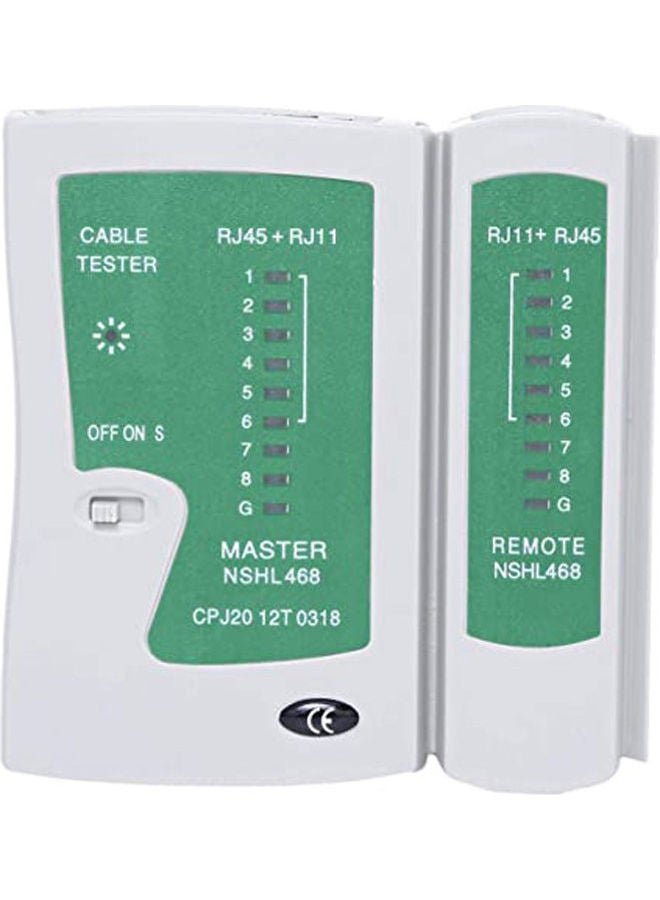 HIGHTECH Cable Tester Rj-11- Rj-45 Green - Image 1