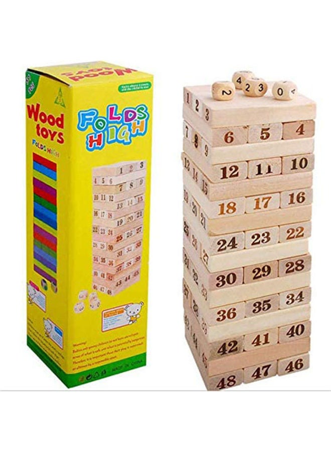 48Pcs Wood Block Games Building Blocks  - Image 2