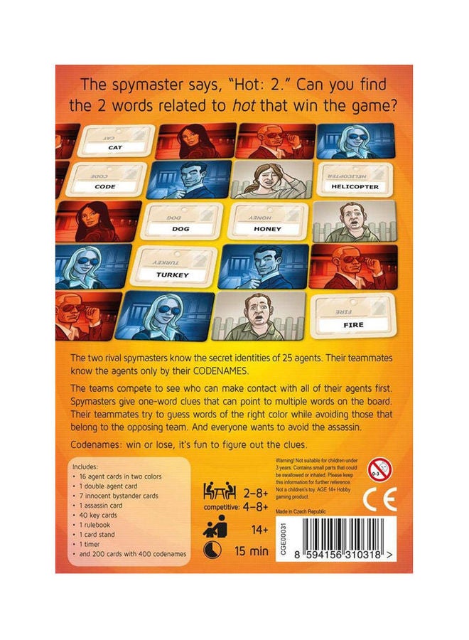 Czech Games Edition - Codename   Boardgame   Cge - Image 1