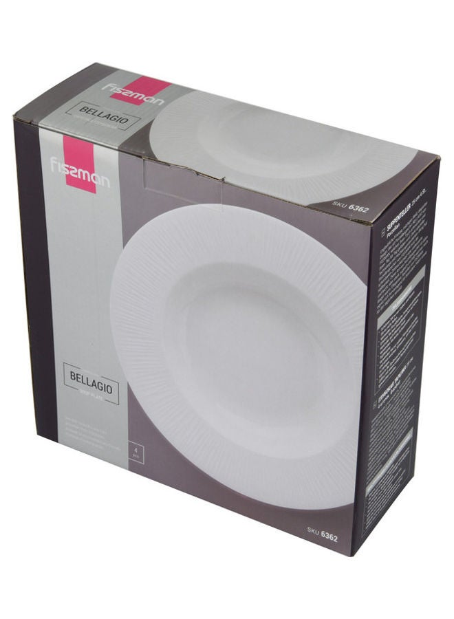 فيسمان طقم أطباق شوربة بيلاجيو مكون من 4 قطع أبيض 25سم - Image 3