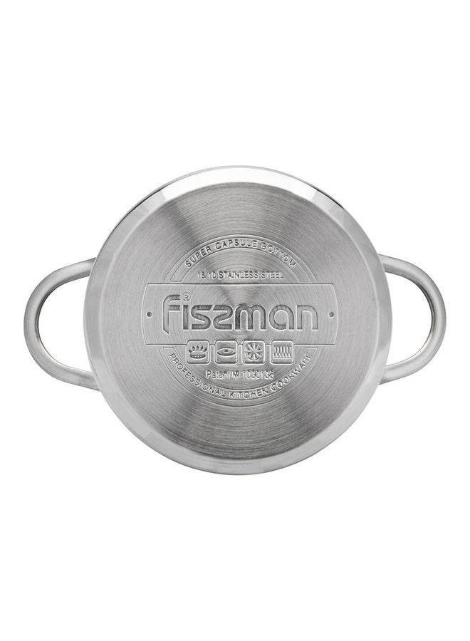Fissman Casserole Bambino With Steamer And Lid Silver 14x70cm - Image 3