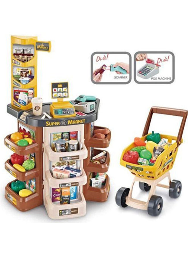 Kids Supermarket With Trolley