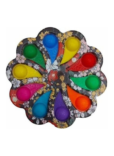 Big Simple Dimple Flower Fidget Toys Spinner 10 Buttons Color 4