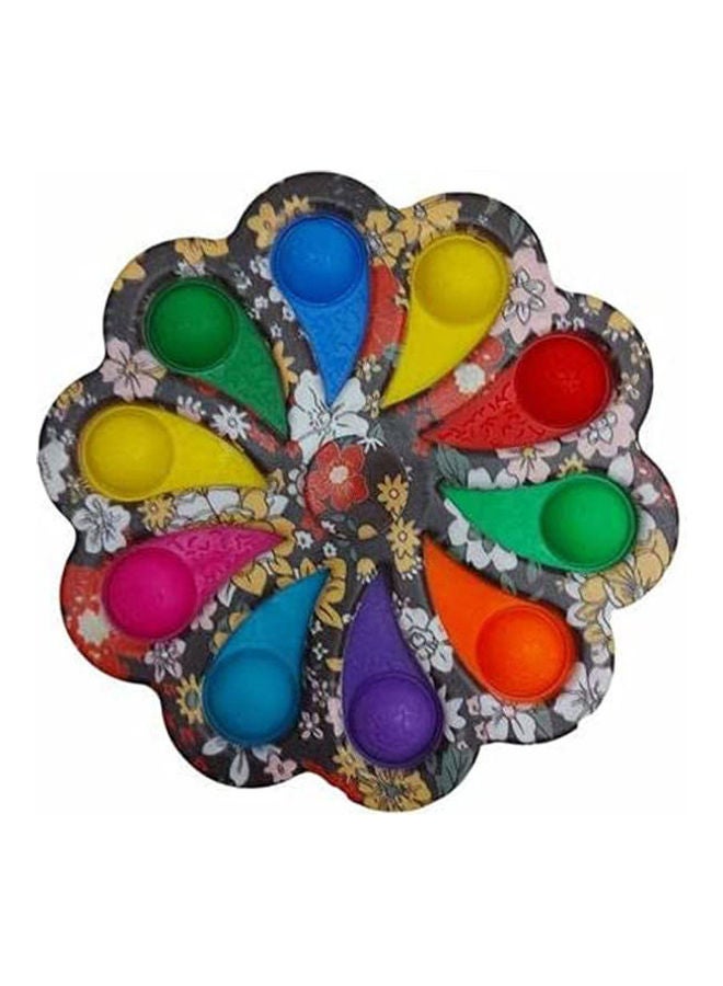 Big Simple Dimple Flower Fidget Toys Spinner 10 Buttons Color 4