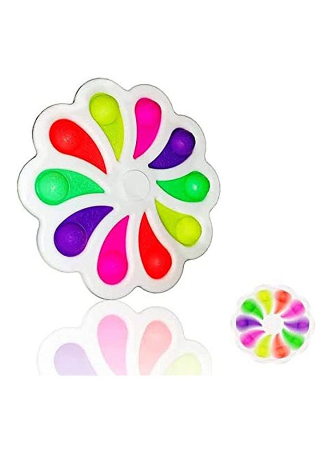 Simple Dimple Flower Big Fidget Toys Spinner 10 Buttons 